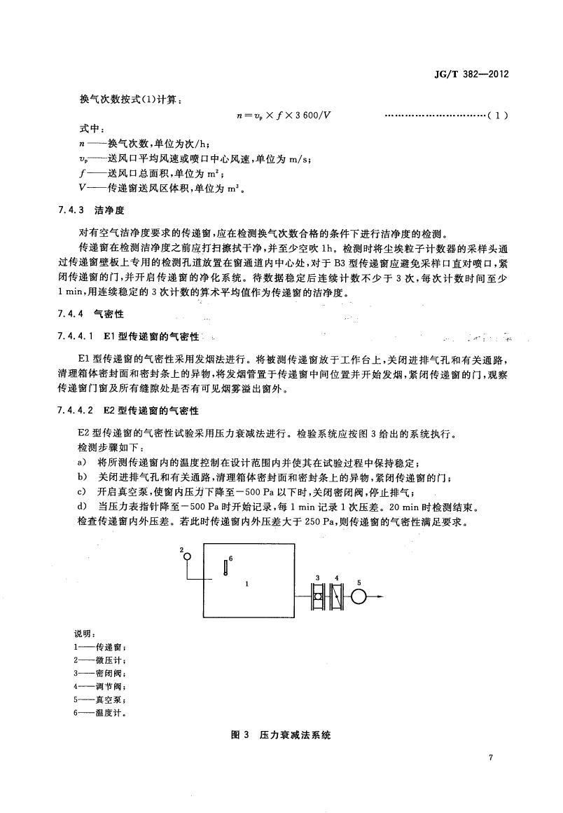 傳遞窗標(biāo)準(zhǔn)